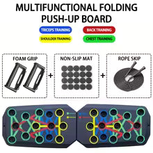 Push-up Board Set Portable Multifunctional Push-up Bar Foldable Fitness
