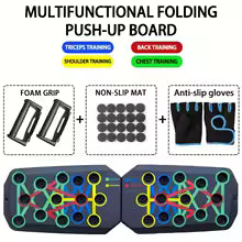 Push-up Board Set Portable Multifunctional Push-up Bar Foldable Fitness