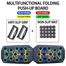 Push-up Board Set Portable Multifunctional Push-up Bar Foldable Fitness