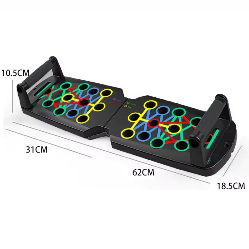 Push-up Board Set Portable Multifunctional Push-up Bar Foldable Fitness